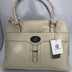 Giani Bernini Satchel / Crossbody - Cream